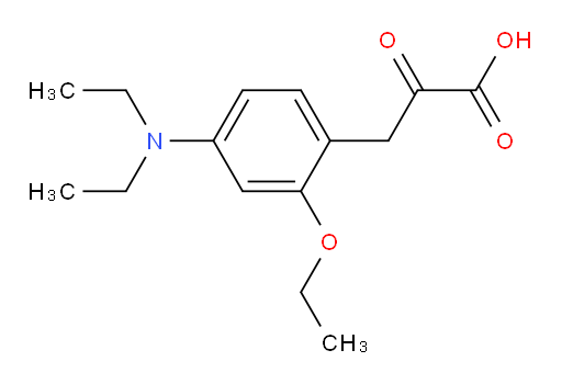 3-(4-(diethylamino)-2-ethoxyphenyl)-2-oxopropanoic acid