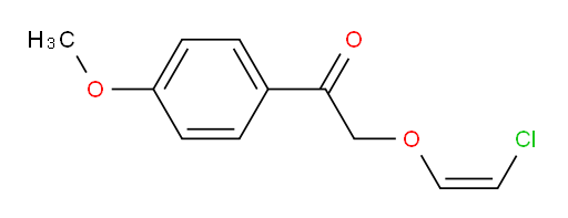 (Z)-2-((2-chlorovinyl)oxy)-1-(4-methoxyphenyl)ethanone