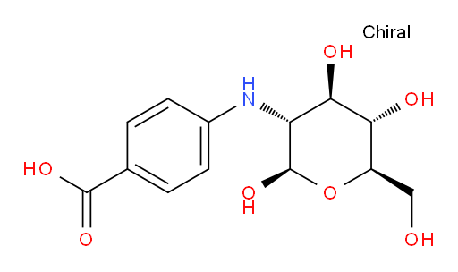 4-(((2R,3R,4R,5S,6R)-2,4,5-trihydroxy-6-(hydroxymethyl)tetrahydro-2H-pyran-3-yl)amino)benzoic acid