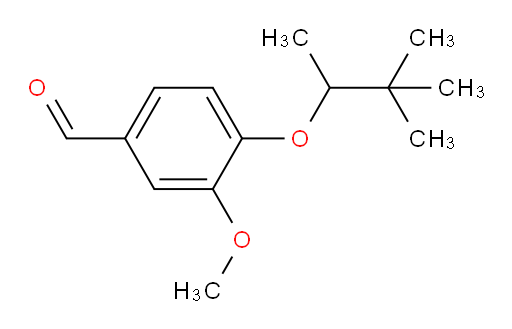 4-((3,3-dimethylbutan-2-yl)oxy)-3-methoxybenzaldehyde