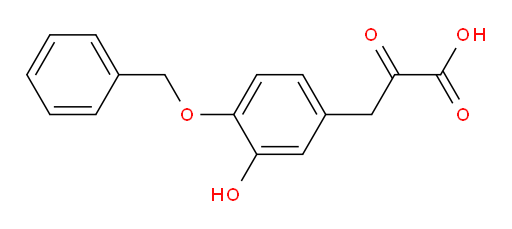 3-(4-(benzyloxy)-3-hydroxyphenyl)-2-oxopropanoic acid