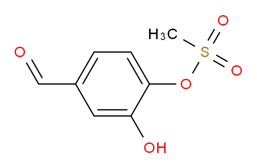 4-formyl-2-hydroxyphenyl methanesulfonate