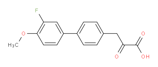 3-(3'-fluoro-4'-methoxy-[1,1'-biphenyl]-4-yl)-2-oxopropanoic acid
