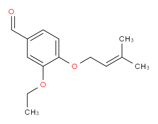 3-ethoxy-4-((3-methylbut-2-en-1-yl)oxy)benzaldehyde