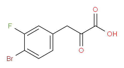 3-(4-bromo-3-fluorophenyl)-2-oxopropanoic acid