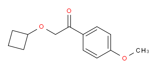 2-cyclobutoxy-1-(4-methoxyphenyl)ethanone