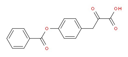 3-(4-(benzoyloxy)phenyl)-2-oxopropanoic acid