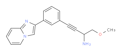 4-(3-(imidazo[1,2-a]pyridin-2-yl)phenyl)-1-methoxybut-3-yn-2-amine