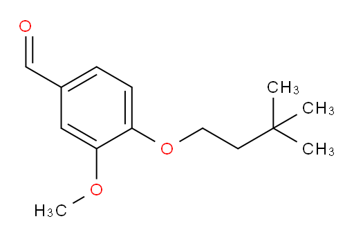 4-(3,3-dimethylbutoxy)-3-methoxybenzaldehyde