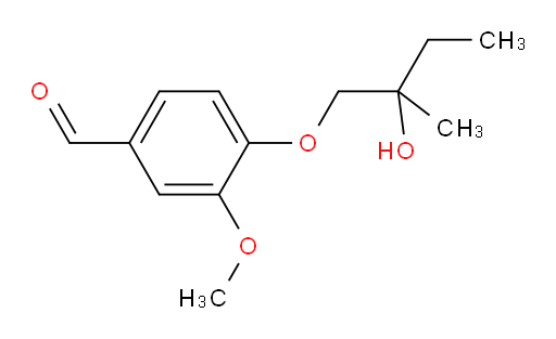 4-(2-hydroxy-2-methylbutoxy)-3-methoxybenzaldehyde