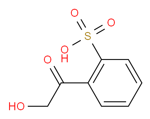 2-(2-hydroxyacetyl)benzenesulfonic acid