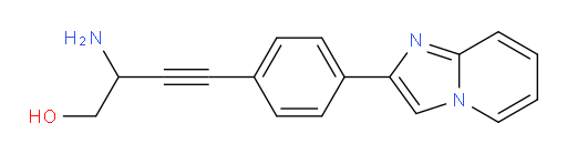 2-amino-4-(4-(imidazo[1,2-a]pyridin-2-yl)phenyl)but-3-yn-1-ol