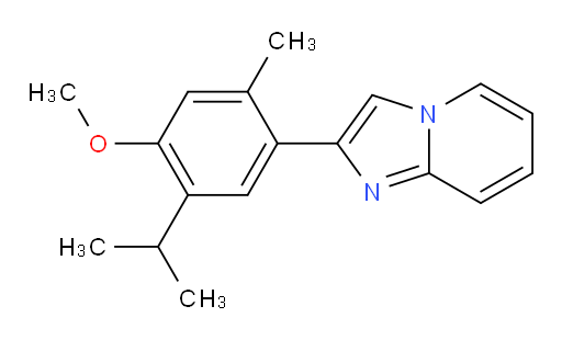 2-(5-isopropyl-4-methoxy-2-methylphenyl)imidazo[1,2-a]pyridine