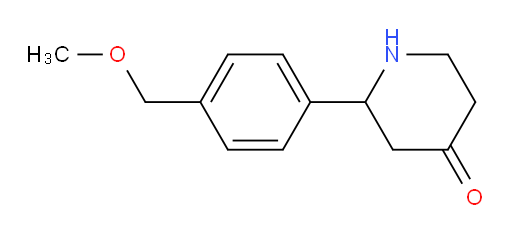 2-(4-(methoxymethyl)phenyl)piperidin-4-one