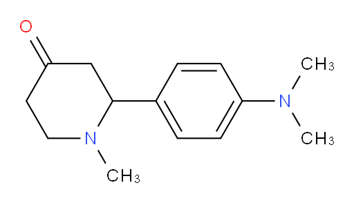 2-(4-(dimethylamino)phenyl)-1-methylpiperidin-4-one
