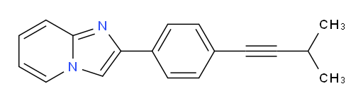 2-(4-(3-methylbut-1-yn-1-yl)phenyl)imidazo[1,2-a]pyridine