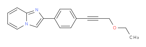 2-(4-(3-ethoxyprop-1-yn-1-yl)phenyl)imidazo[1,2-a]pyridine
