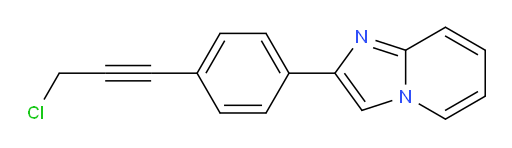 2-(4-(3-chloroprop-1-yn-1-yl)phenyl)imidazo[1,2-a]pyridine
