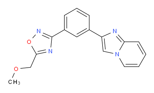 3-(3-(imidazo[1,2-a]pyridin-2-yl)phenyl)-5-(methoxymethyl)-1,2,4-oxadiazole