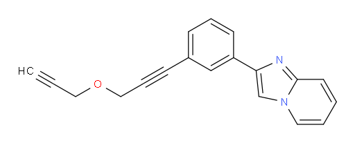 2-(3-(3-(prop-2-yn-1-yloxy)prop-1-yn-1-yl)phenyl)imidazo[1,2-a]pyridine