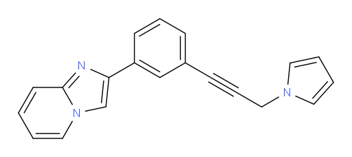 2-(3-(3-(1H-pyrrol-1-yl)prop-1-yn-1-yl)phenyl)imidazo[1,2-a]pyridine