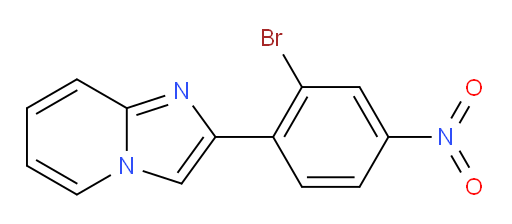 2-(2-bromo-4-nitrophenyl)imidazo[1,2-a]pyridine