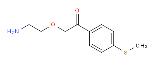 2-(2-aminoethoxy)-1-(4-(methylthio)phenyl)ethanone