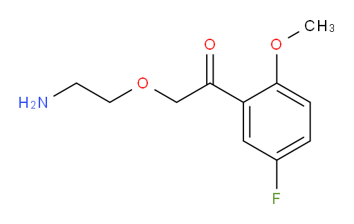 2-(2-aminoethoxy)-1-(5-fluoro-2-methoxyphenyl)ethanone