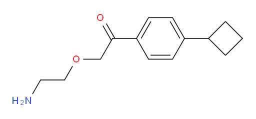 2-(2-aminoethoxy)-1-(4-cyclobutylphenyl)ethanone