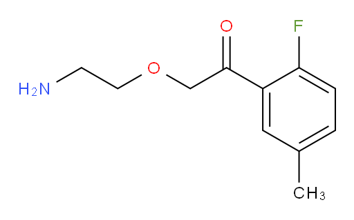 2-(2-aminoethoxy)-1-(2-fluoro-5-methylphenyl)ethanone