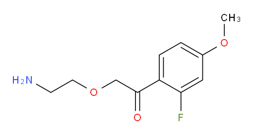 2-(2-aminoethoxy)-1-(2-fluoro-4-methoxyphenyl)ethanone