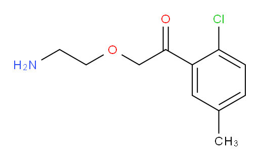 2-(2-aminoethoxy)-1-(2-chloro-5-methylphenyl)ethanone