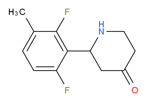 2-(2,6-difluoro-3-methylphenyl)piperidin-4-one