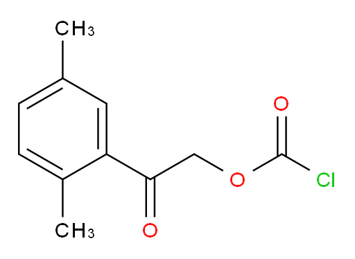 2-(2,5-dimethylphenyl)-2-oxoethyl carbonochloridate