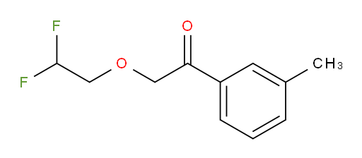 2-(2,2-difluoroethoxy)-1-(m-tolyl)ethanone