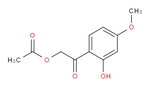 2-(2-hydroxy-4-methoxyphenyl)-2-oxoethyl acetate