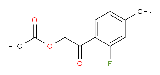 2-(2-fluoro-4-methylphenyl)-2-oxoethyl acetate