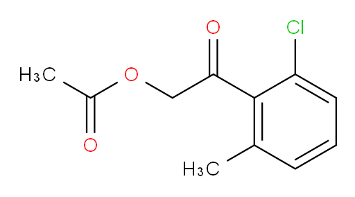 2-(2-chloro-6-methylphenyl)-2-oxoethyl acetate