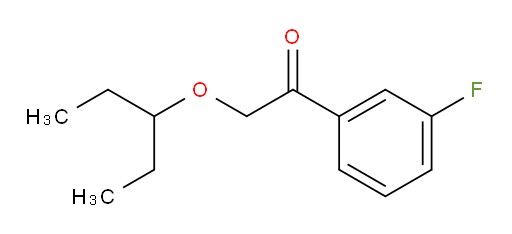 1-(3-fluorophenyl)-2-(pentan-3-yloxy)ethanone