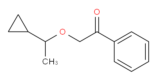2-(1-cyclopropylethoxy)-1-phenylethanone