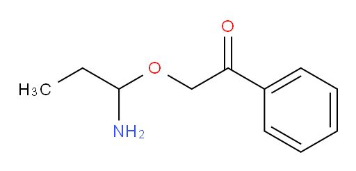 2-(1-aminopropoxy)-1-phenylethanone