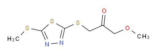 1-methoxy-3-((5-(methylthio)-1,3,4-thiadiazol-2-yl)thio)propan-2-one
