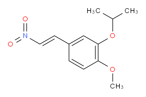 (E)-2-isopropoxy-1-methoxy-4-(2-nitrovinyl)benzene