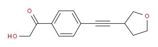 2-hydroxy-1-(4-((tetrahydrofuran-3-yl)ethynyl)phenyl)ethanone