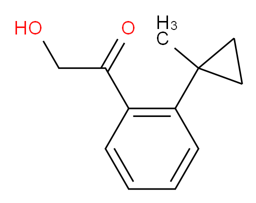 2-hydroxy-1-(2-(1-methylcyclopropyl)phenyl)ethanone