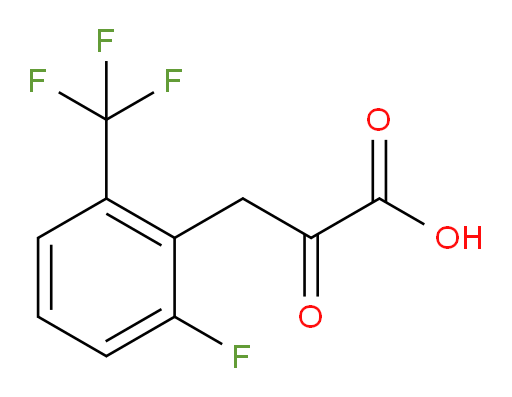 3-(2-fluoro-6-(trifluoromethyl)phenyl)-2-oxopropanoic acid