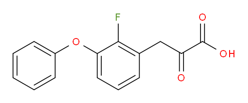 3-(2-fluoro-3-phenoxyphenyl)-2-oxopropanoic acid