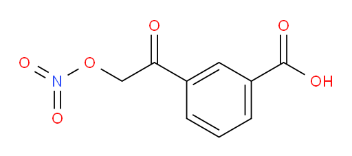 3-(2-(nitrooxy)acetyl)benzoic acid