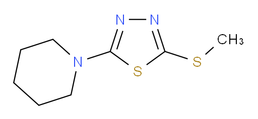 2-(methylthio)-5-(piperidin-1-yl)-1,3,4-thiadiazole