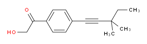 1-(4-(3,3-dimethylpent-1-yn-1-yl)phenyl)-2-hydroxyethanone